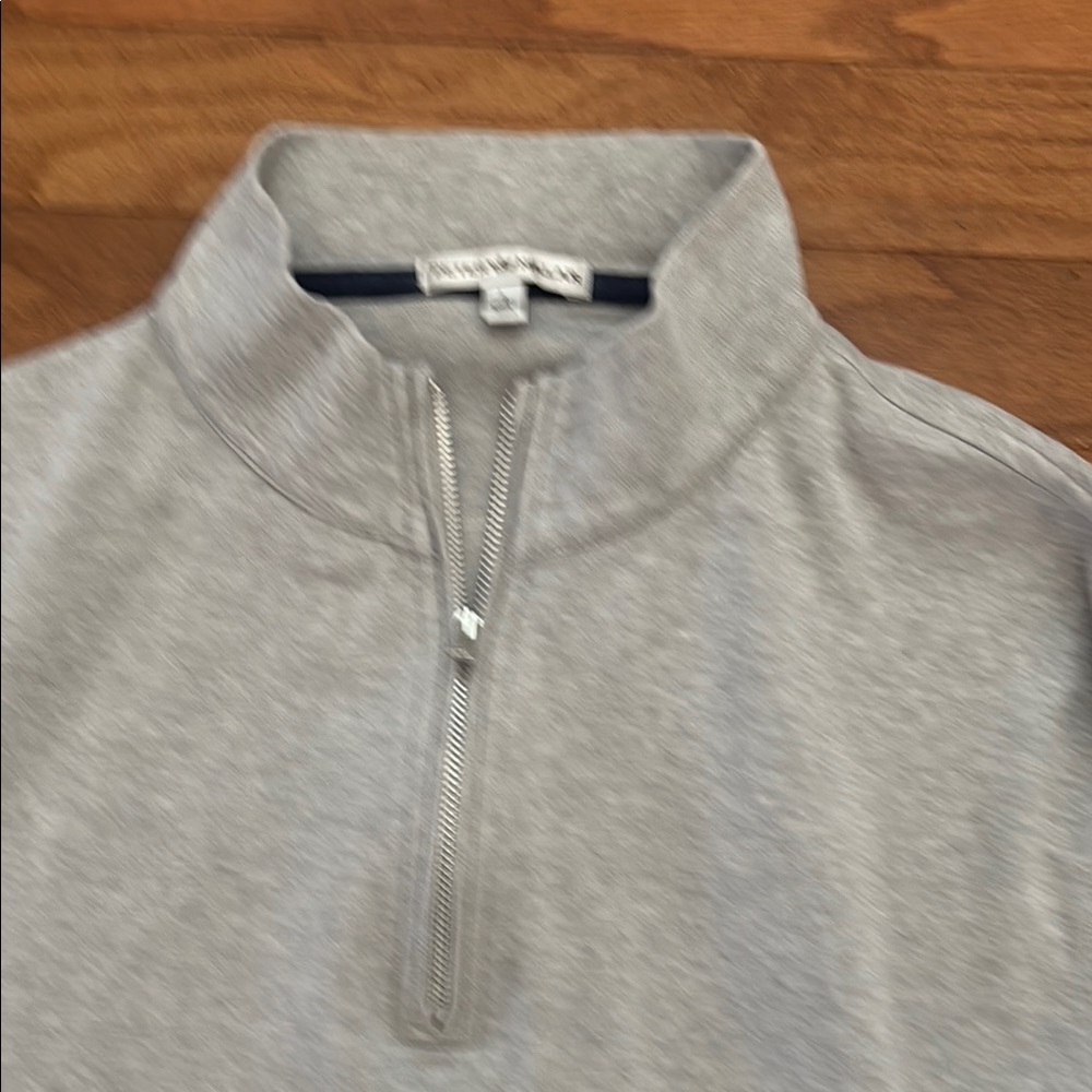 Peter Millar Gray Quarter-Zip Pullover - image 2